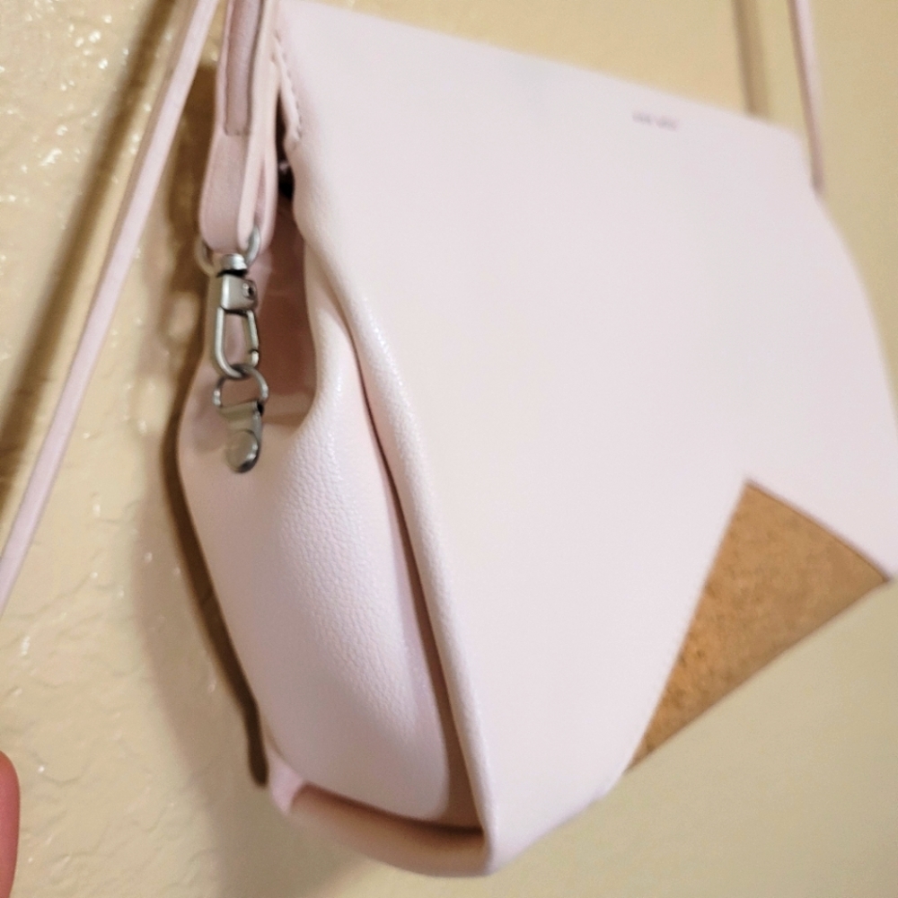 Pixie Mood Pink Vegan & Cork Crossbody Bag - Picture 4 of 12